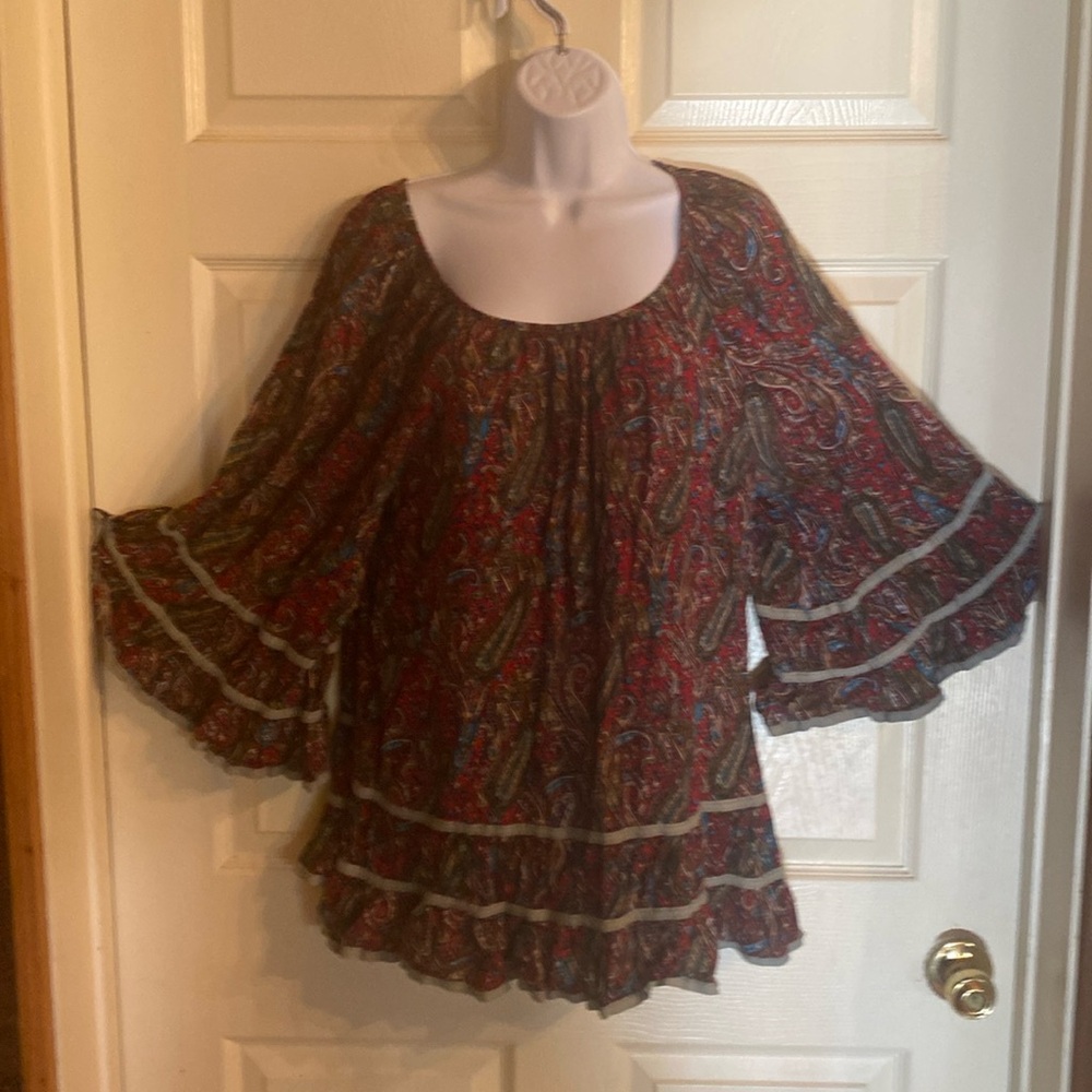 Paisley Print Women's Top